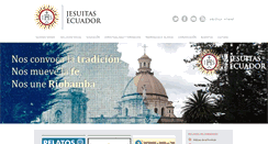 Desktop Screenshot of jesuitas.ec